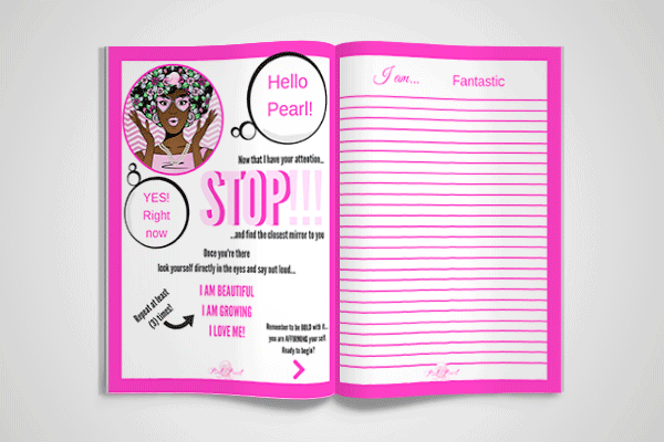"I'm A Pearl" Daily Affirmation Journal & Pearl Pen Bundle